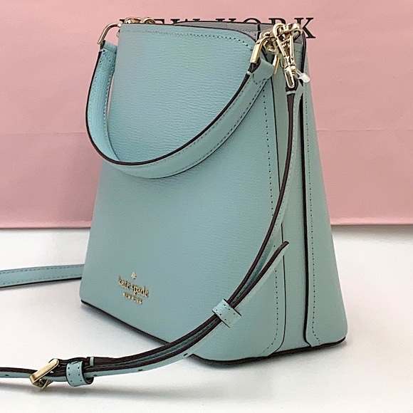 Kate Spade Darcy Small Bucket Crossbody CloudMist - Picture 6 of 16